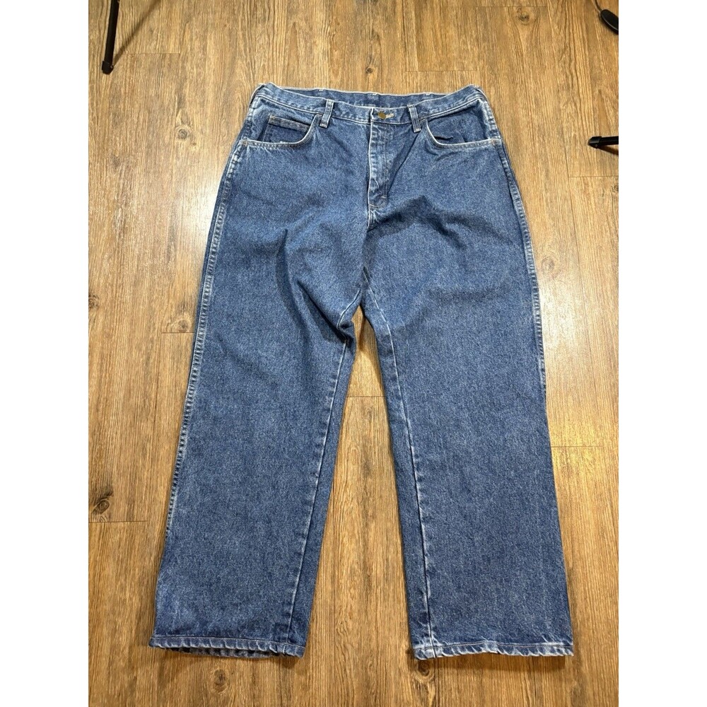 Bulwark FR Jeans Mens 36x30 Blue Relaxed Fit Straight Leg Denim Flame Resistant